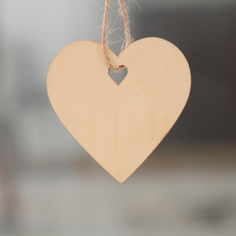 Christmas Decorations Wooden Christmas Tree Decorations Hanging Home Hanging Items Pack of 10 Pieces