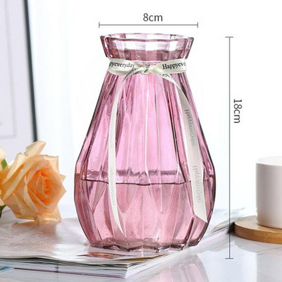 European-Style Hydroponic Pothos Vase with Dried Flowers for Living Room Decor