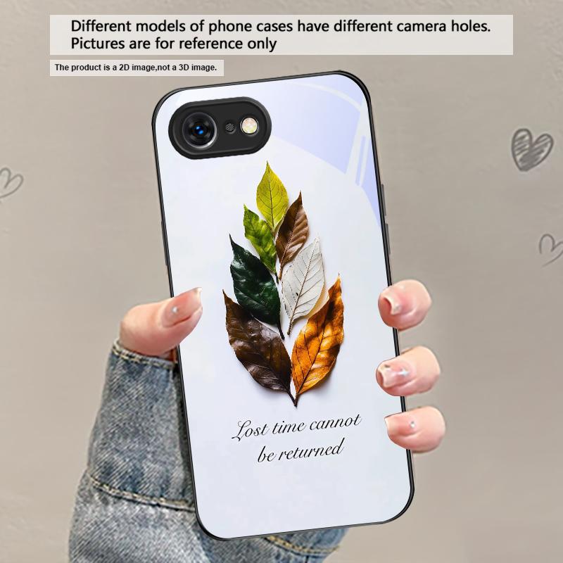 Animal Footprint Stone For iPhone 17 Air 16 E 15 Plus 14 Pro Max 13 12 mini 11 5 6 7 8 Plus XR XS Max SE Black Glass Phone Case