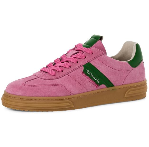 

Женская обувь Tamaris Low-top sneaker 1-23788-42 green, pink, белые