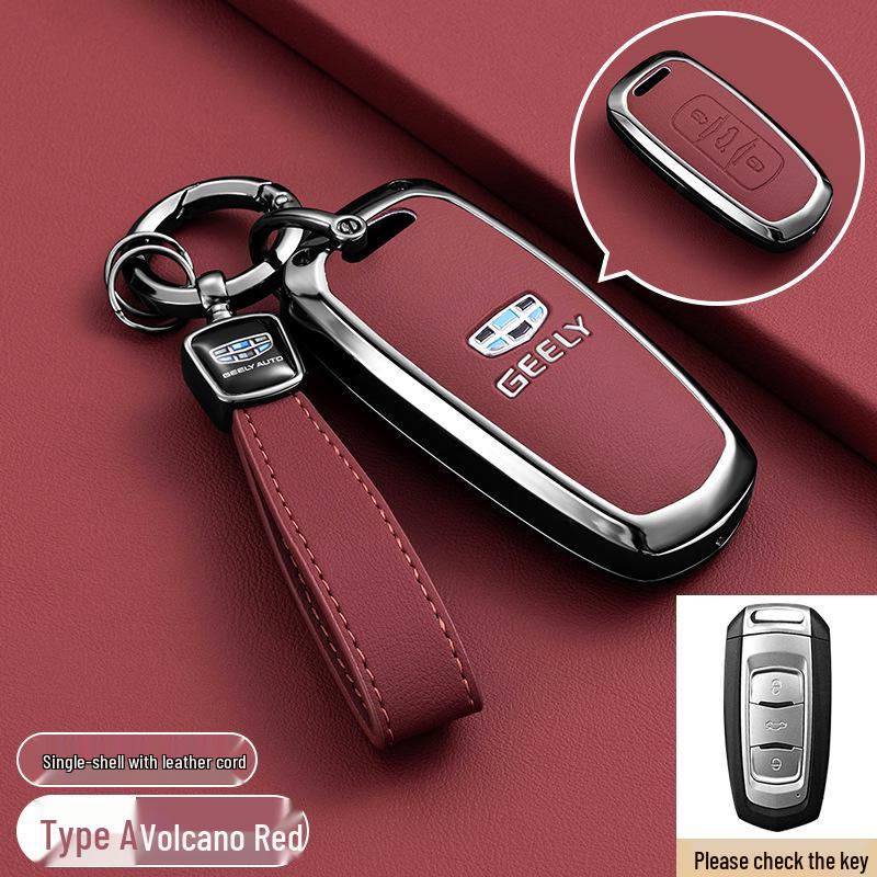 Car Key Covers for Geely Emgrand, Xingrui, Boyue L, Xingyue L, Binyue, and Binrui Vision X6/Icon Models