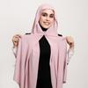 Premium Instant Medina Chiffon Hijab With Bulit-In Magnets Easy To Wear Scarf Shawl Headwrap With Undercap For Muslim Women