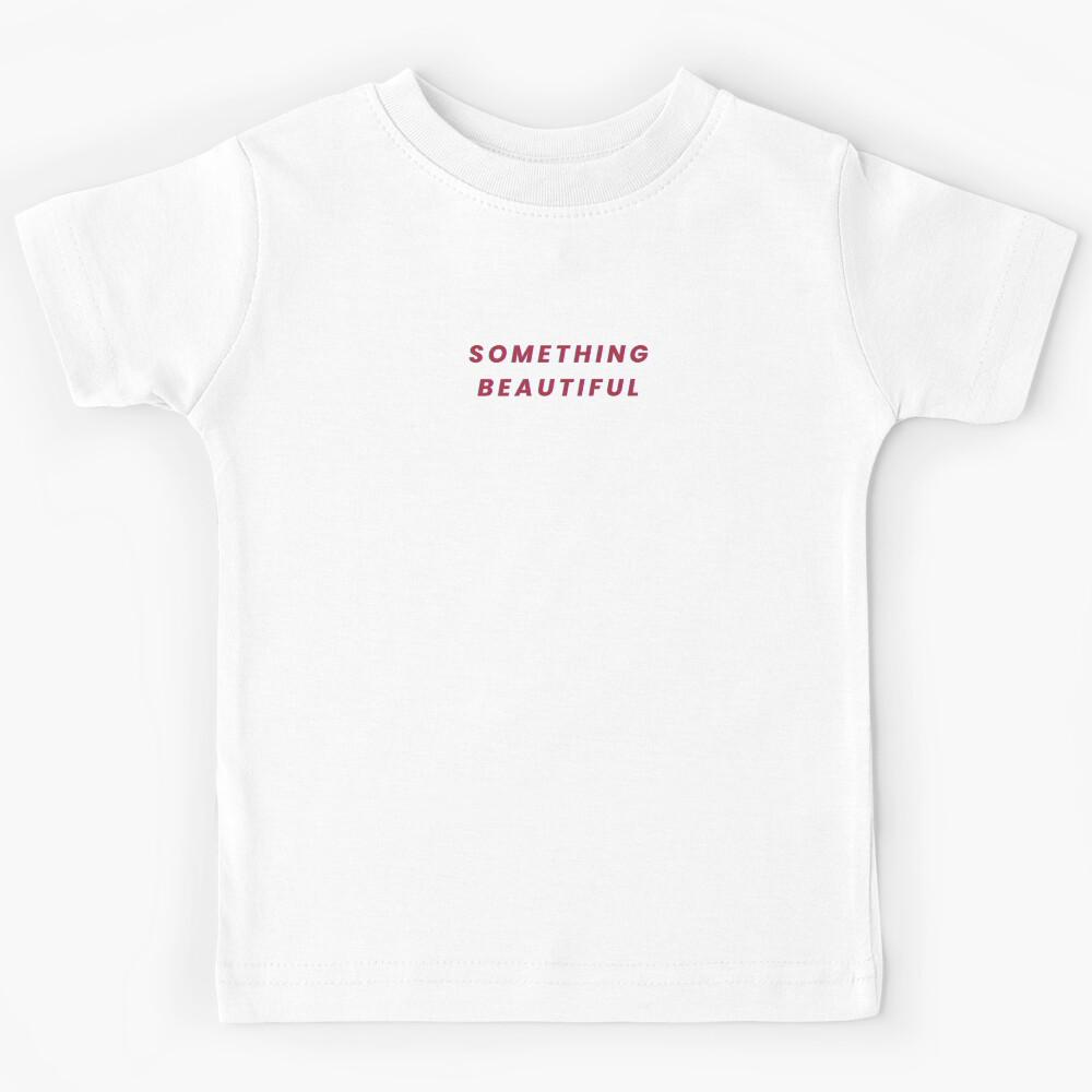 something beautiful, pop music sticker Kids T-Shirt 170