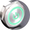1 Pc Push Button Switch Metal Waterproof Latching Momentary LED Light Car Engine Power Switch Blue Red HMM