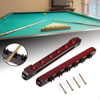 Support de queues de billard, organisateur monté en bois à 6 supports adapté aux bars, clubs et