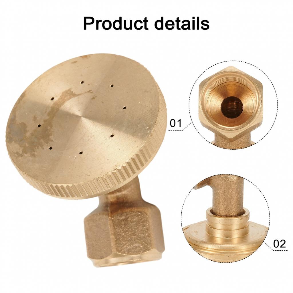 Adjustable Faucet Garden Sprinkler Spray Head Bend Golden
