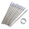 10PCS D1 Ballpoint Refills Metal 0.5mm Ultra Fine Oil Based Replaceable Ballpoint Pen Refill Tips for Electromagnetic