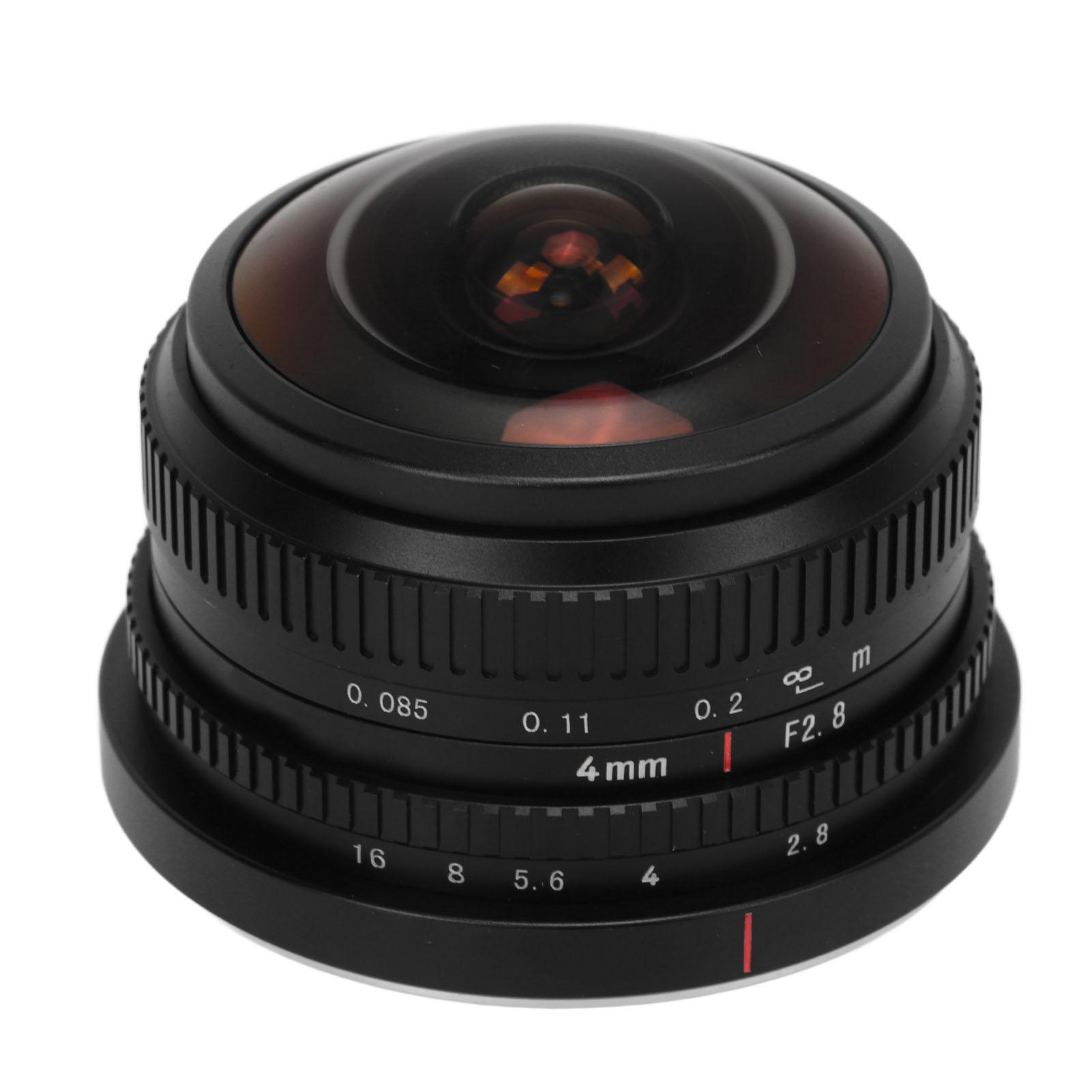 

7artisans 4 мм F2.8 Круглый объектив Fisheye для дронов, широкоугольный объектив 225 градусов для GH3 GH4 GF1 GM1 GM5