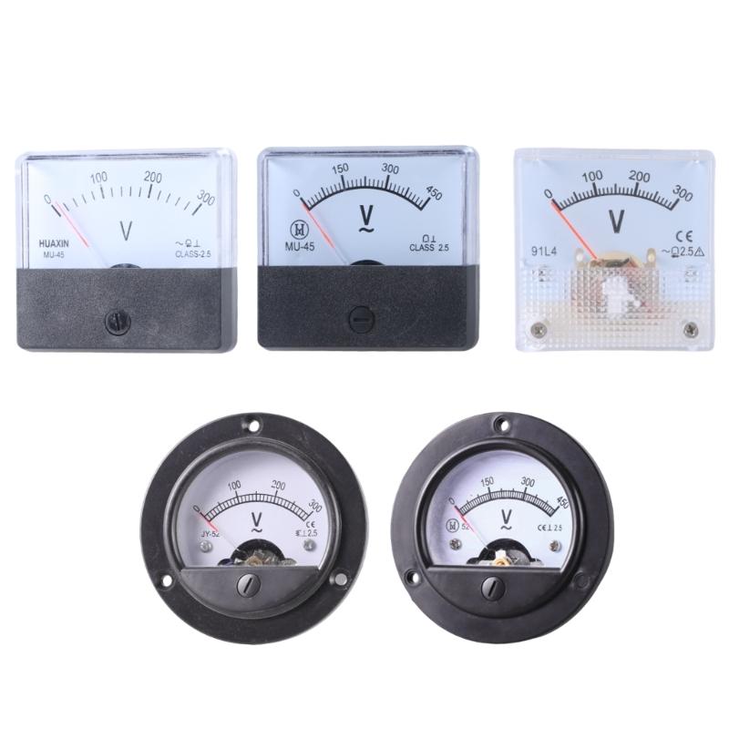 Analogue Panel Meter Volts Voltage Gauge Analog Voltmeter AC0-300Volt AC0-450V Voltage Guage for Alternator