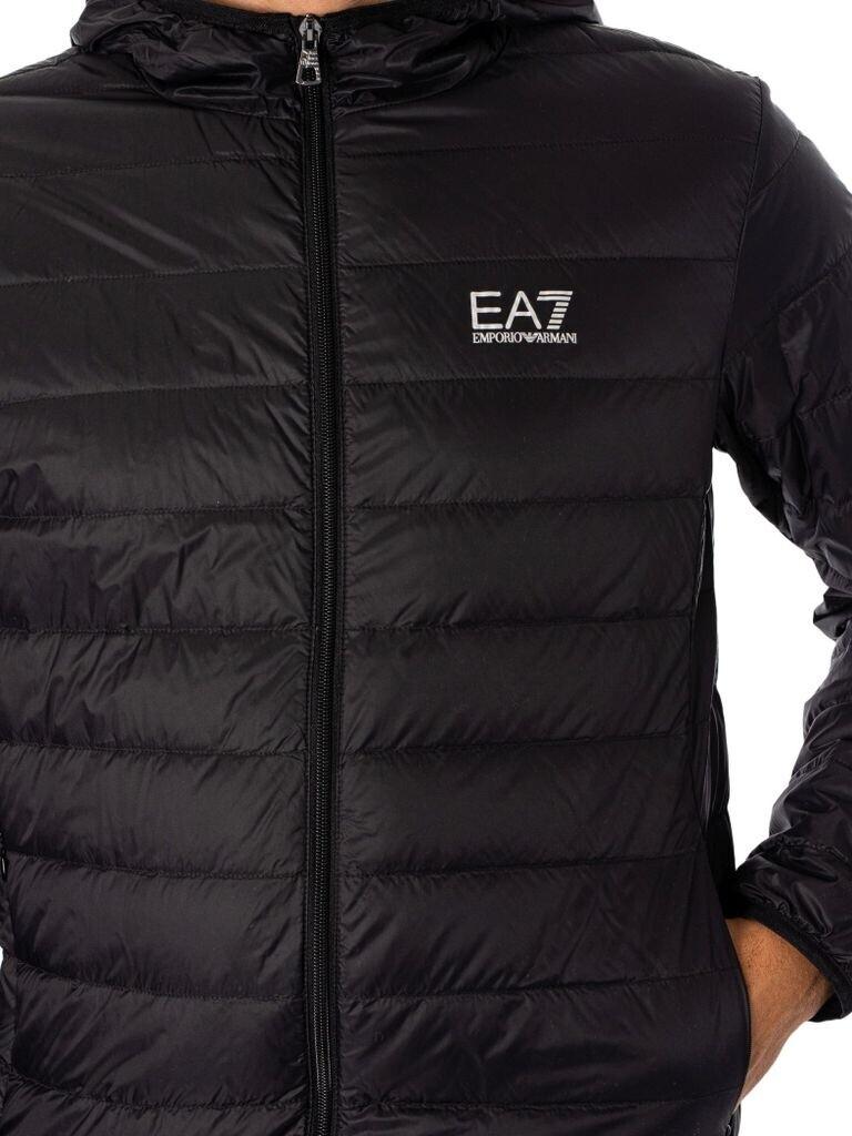 Зимняя куртка Emporio Armani Packable Down Jacket Core Identity (8NPB24-PNGPZ) черный серебристый