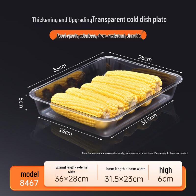 Qianxing Acrylic Clear Serving Tray