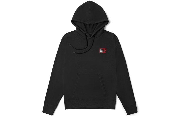 Vans Sweatshirts Unisex Black Hooded Moderate Regular VN0A54JKBLK