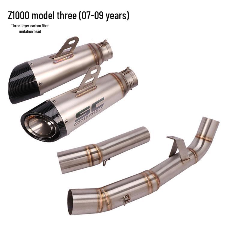 Compatible Exhaust Pipe for Kawasaki Ninja Z1000/Z1000SX (Years 2007-2020)