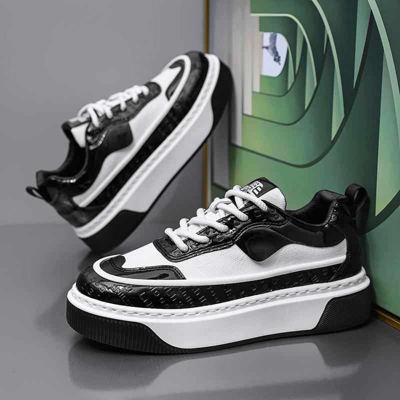 Men's shoes 2025 summer new retro classic heightening platform shoes youth handsome youth versatile casual shoes