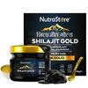 NutraStore Resina Oro Shilajit 20 g | Puro Shilajit Himalayano con Oro 24K per Energia, Forza, Resistenza & Vitalità | 85+ Minerali con Acido Fulvico