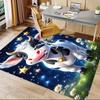 1PC cow stars Non-Slip Floor Carpet Compatible for Office&Living Room&Bedroom&Dining room - Flat - Weave Machine-S0343