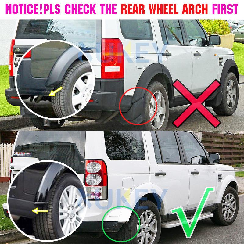 OE Styled Car Mud Flaps For Land Rover Discovery 4 LR4 VPLAP0017 & CAS500010PCL Mudflaps Splash Guards Fender