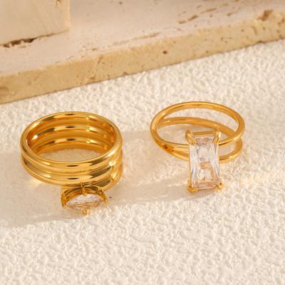 Titanstahl Personalisierter Windring Licht Luxus Nische Gestapelter Ring High-End Damen Persönlichkeits Zeigefingerring Emaille