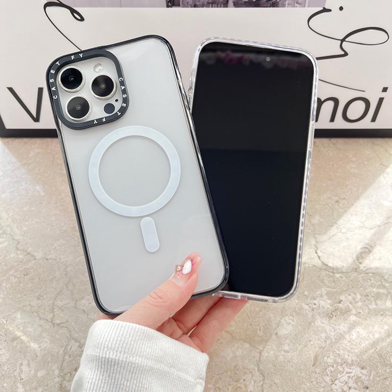 Premium Magnetic Case Compatible with iPhone 12/13/14/15 Pro/16 Pro Max - Trendy, Durable, Anti-fall Design