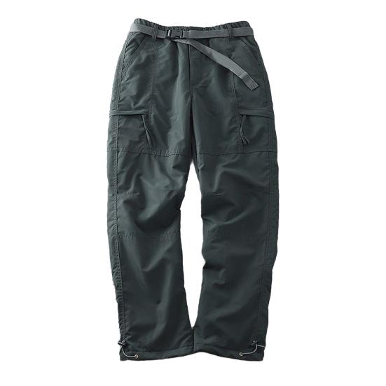 Herre Tykke Cargobukser Fleeceforet Fritidsbukser Multi-lomme Rett Ben Høst Vinter Bukser for Daglige Utflukter Streetwear