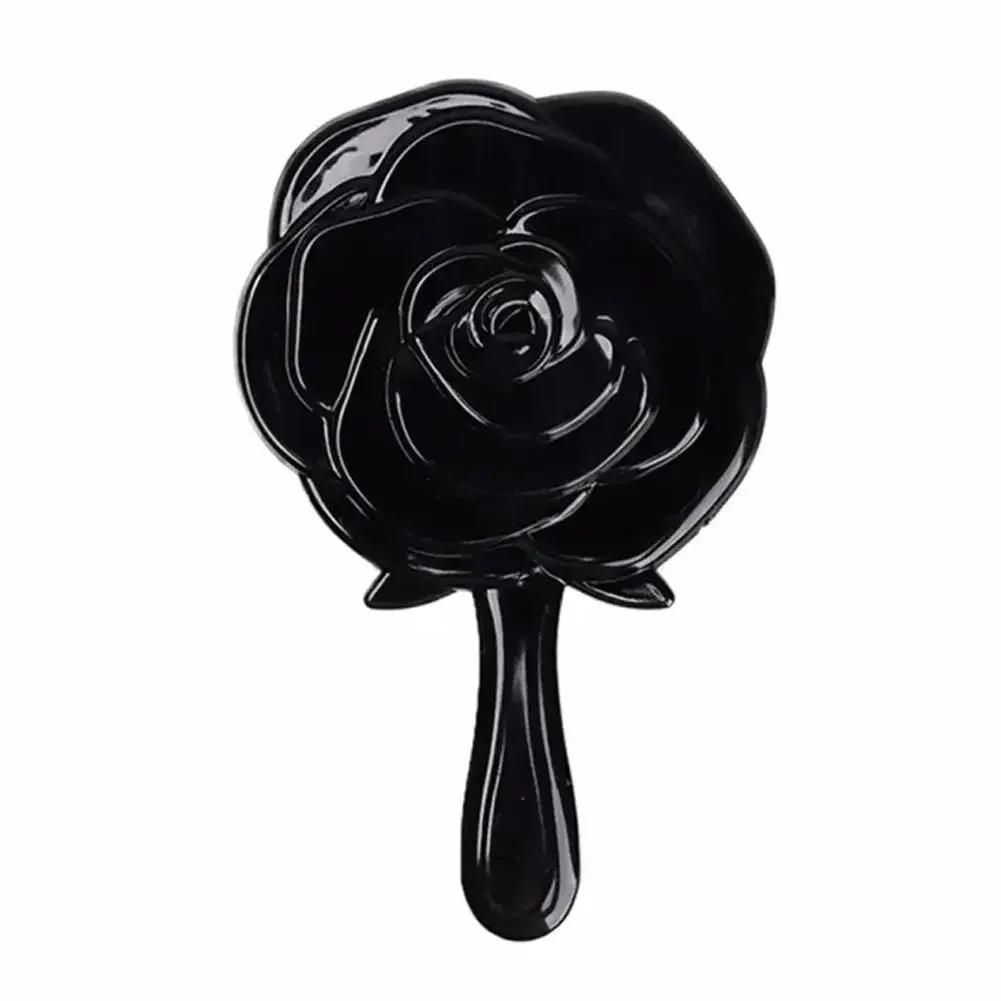 3D Stereo Retro Rose Flower Shape Cosmetic Makeup Mirror Compact Hand Mirror Girl Birthday Gifts