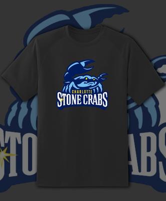 Charlotte Stone Crabs Milb Team Logo Milb T Shirt Youth M - Adult 6Xl Fast Ship