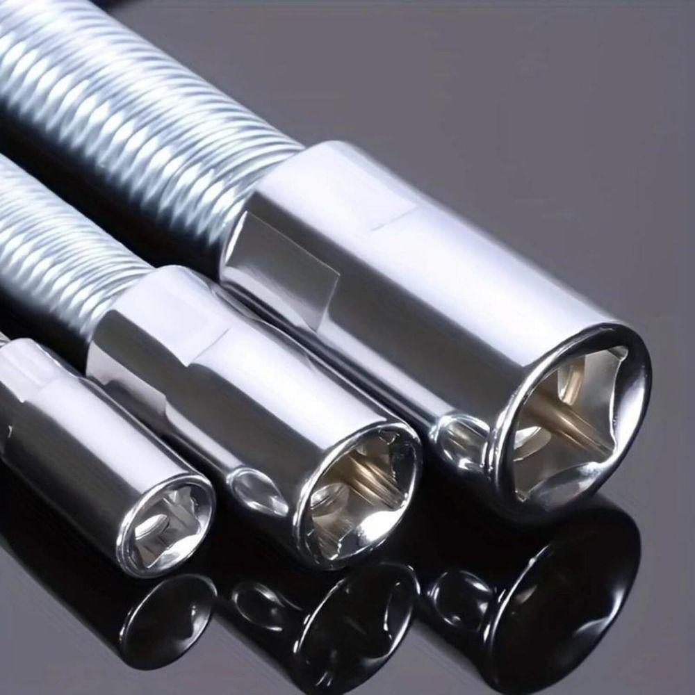 1/3Pcs Flexible Shaft Electric Wrench Socket High Torque Post Extension Rod  Universal
