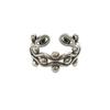 Lan Zhi 925 Sterling Silver Unisex Retro Open Index Finger Ring