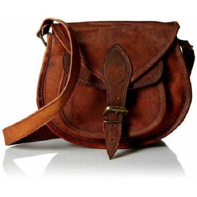 Handmade Satchel Purse Messenger Leather Women Real Vintage Shoulder Bag