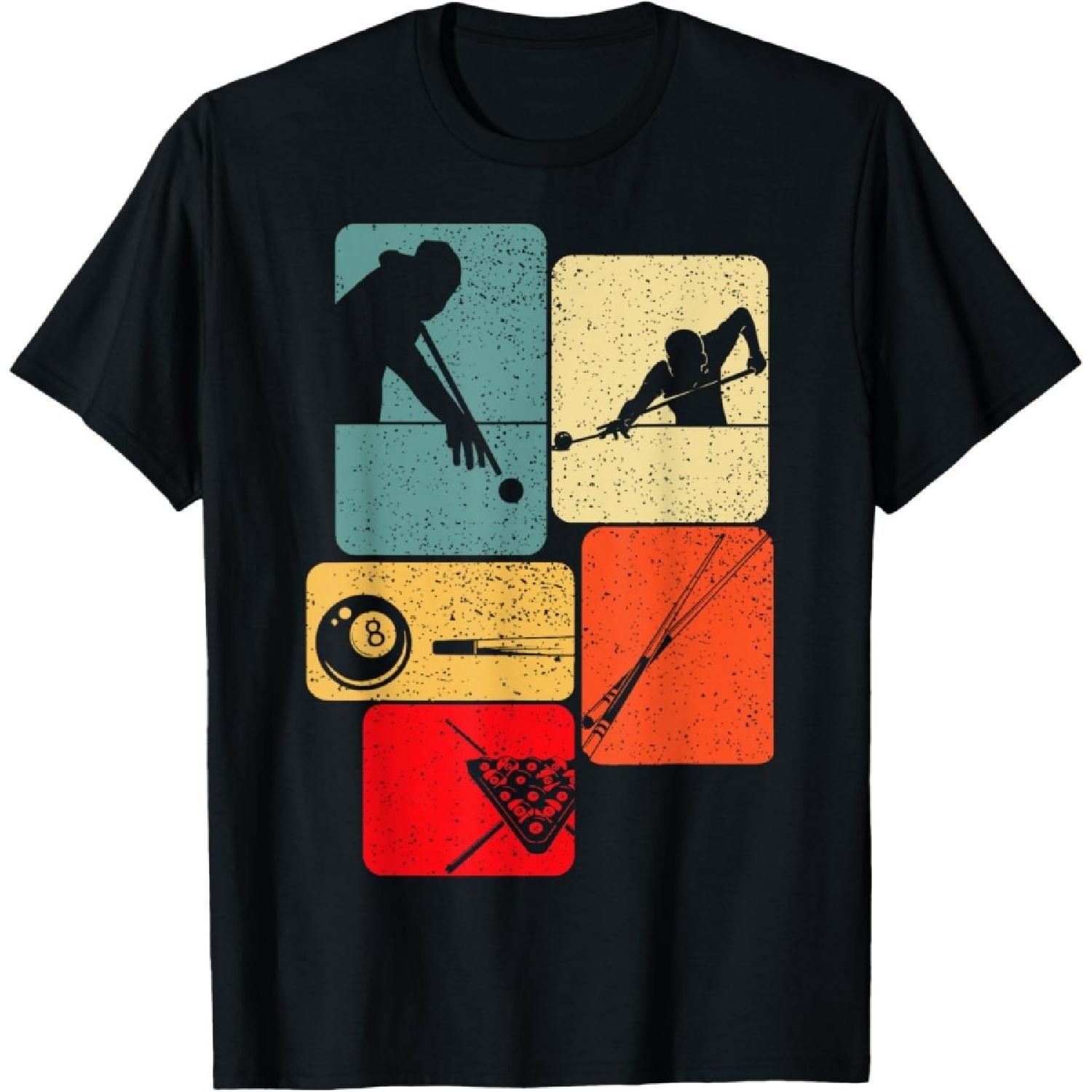 Billiard Pool Billard Snooker Kids Men T-Shirt(1) S