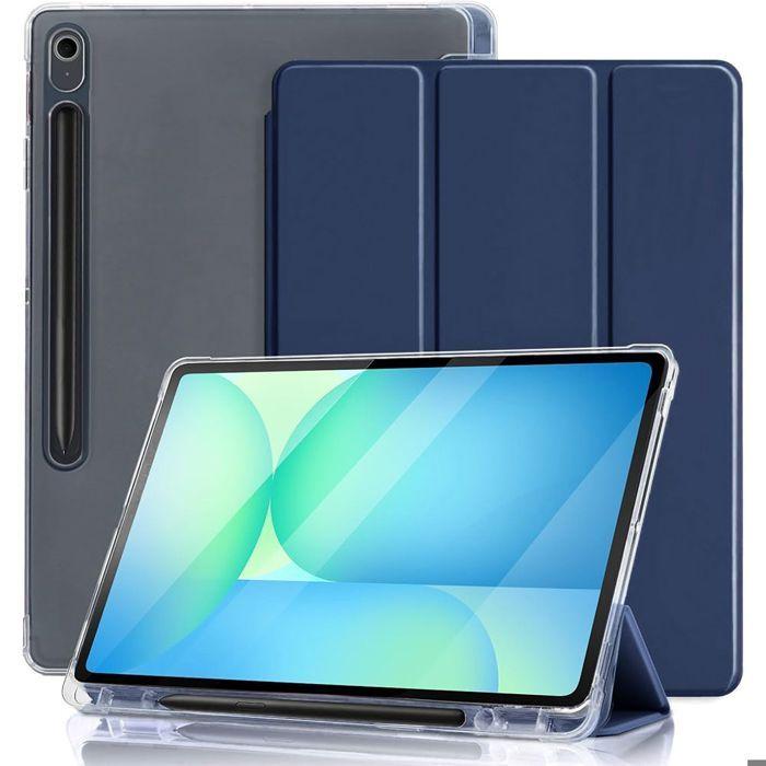 Coque de Protection - BOOLING - Samsung Galaxy Tab S9 - Antichoc - Emplacement Stylet - Bleu Marine