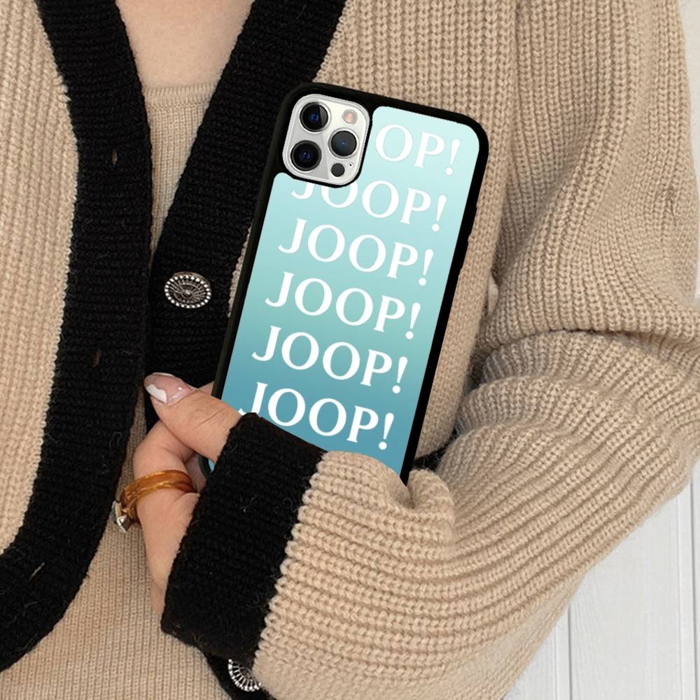 Modemarke J-Joop Für IPhone 17 16 15 14 13 12 11 Mini Pro Max Plus PC+TPU Rückseite Handyhülle