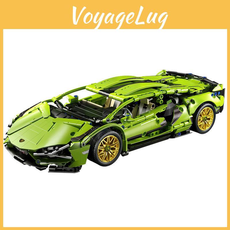 High-difficulty Adult Model Car Building Toy For Both Men And Women Compatible With Lego Lamborghini