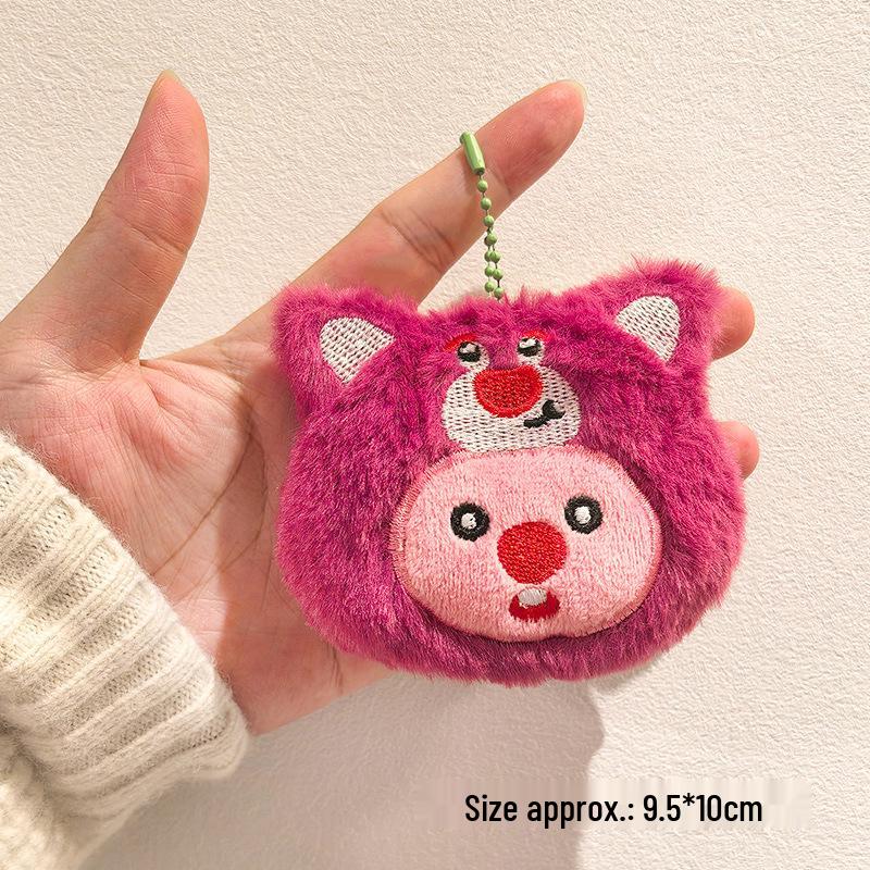 Year of the Sheep Lamb Keychain: Cute Plush Pendant for Students' Bags