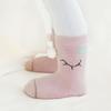 Cartoon Baby Terry Socks Cute Mid Tube Socks Children Warm Stockings 0-3year Kids Infants Spring Autumn Socks