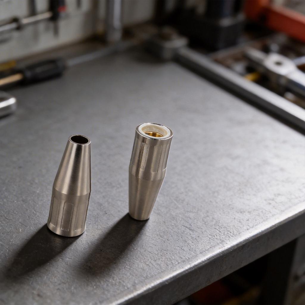 2-pack Of Mig Welding Gunss Nozzles, 0.4-inch Bore, KP3075-1-38F, Air Tool Accessory. Mig Welding Gunss Nozzles Tool Accessory