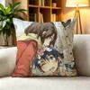 E-Erased Boku dake ga Inai Machi  Pillow Case Square Double-Sided Sofa Cushion Cover Bedroom Bedside Pillow