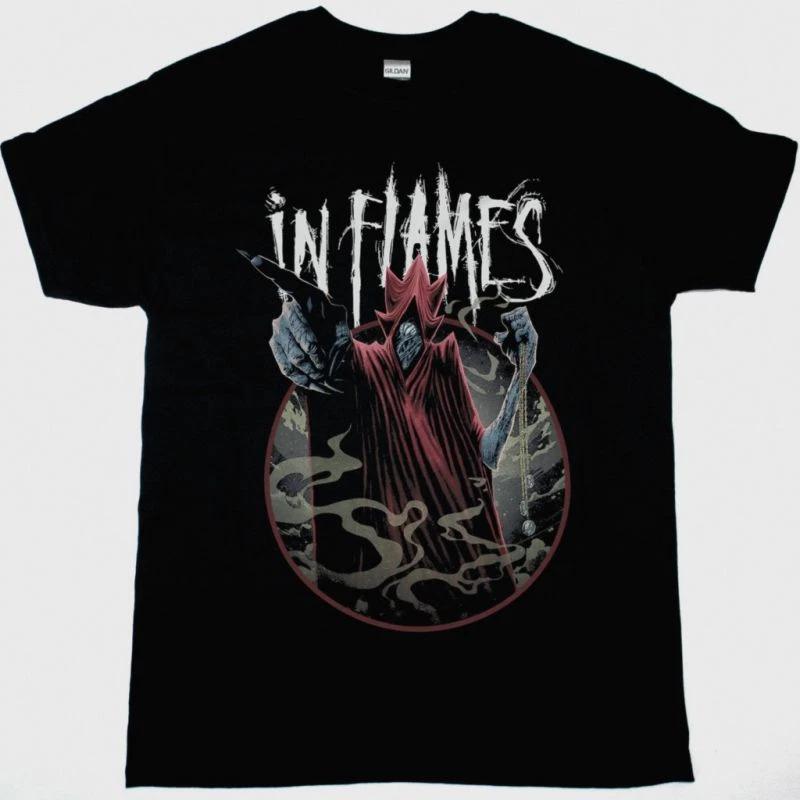 IN FLAMES TIME JESTER NEW BLACK T-SHIRT 3XL