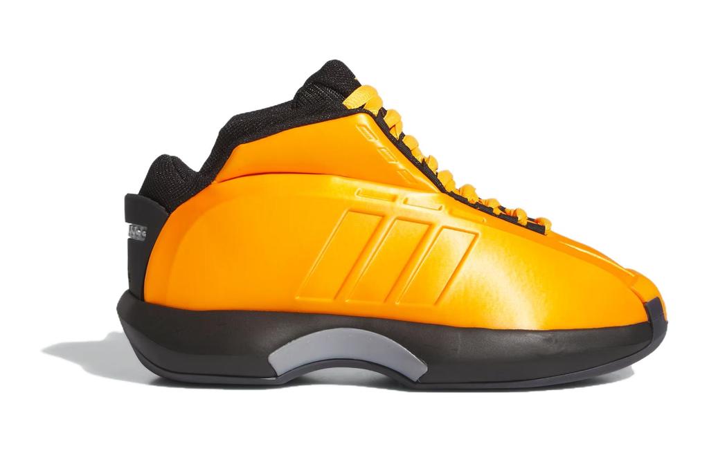Adidas Originals Crazy BYW 1.0 Synthetic Leather Cushioning, Wear Resistant Mid top Children's Basketball Shoes Orange ID6198