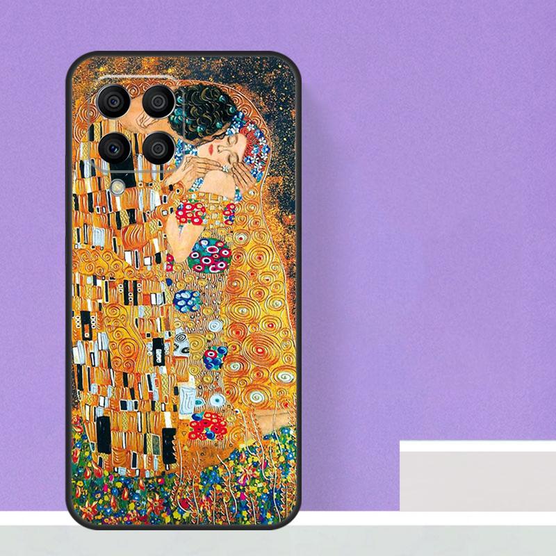 The Kiss Gustav Klimt Painting For Samsung Galaxy M13 M33 M53 M12 M32 M52 M14 M34 M54 M20 M51 M21 M30s M31s M15 M55 Case