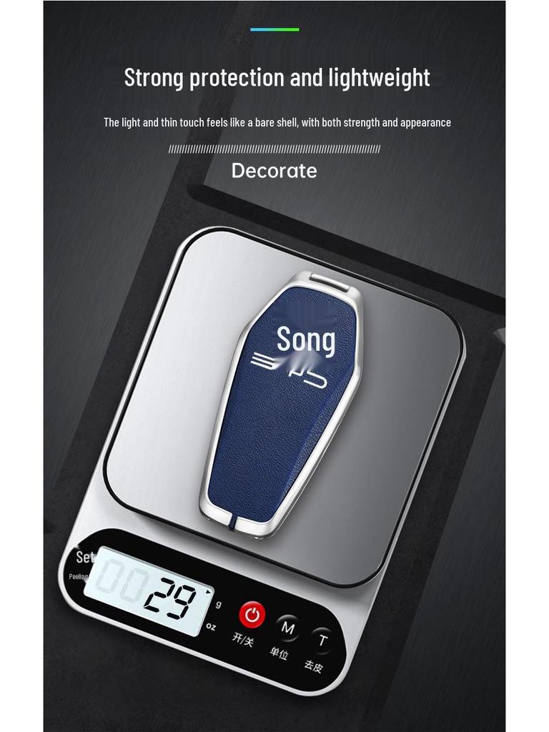 BYD Song Tang Max G5 Surui E5 Sirui G6 Qin Car Metal Key Case - Creative Shell Buckle for Old Models