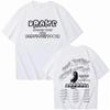 Y2k Hip Pop Print TShirt Drake Europe Tour With Party Next Door TShirt Harajuku ONeck Casual Shirt Gift Oversized Tees Unisex