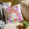 Cushion Cover Washed Linen Soft Breathable Decorative Case Sofa Home Pillow cover Singer KKarol G Funny MManana Sera Bonito