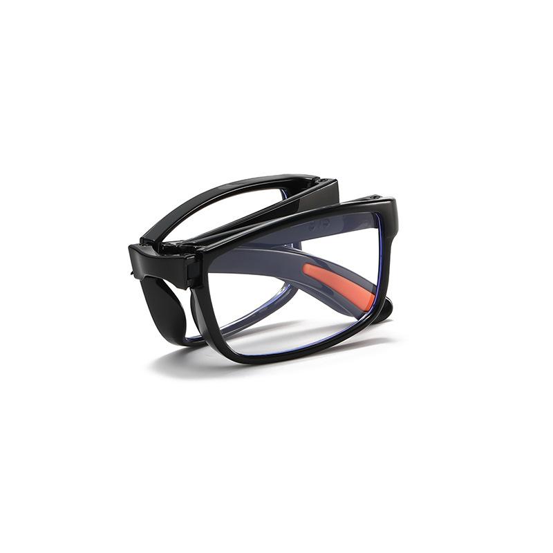 Tragbare Brille Herren Damen Faltbare Lesebrille mit Etui Anti-Blaulicht-Brille Alterssichtigkeit Retro Unisex Taschenbrille