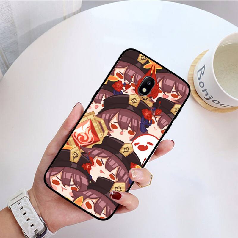 Genshin Impact Anime Cute Phone Case For Samsung Galaxy J7 PRIME J2Pro2018 J4 Plus J5 PRIME J6 J7 Duo Neo J737 J8