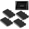 4PCS Front Row AC Vent Air Conditioning Vent Outlet Tab Clips Fit for Toyota for Corolla Black