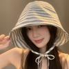 UV Resistant Sun Protection Hat Wide Brim Sun Cap Face Slimming Bucket Hat Outdoor