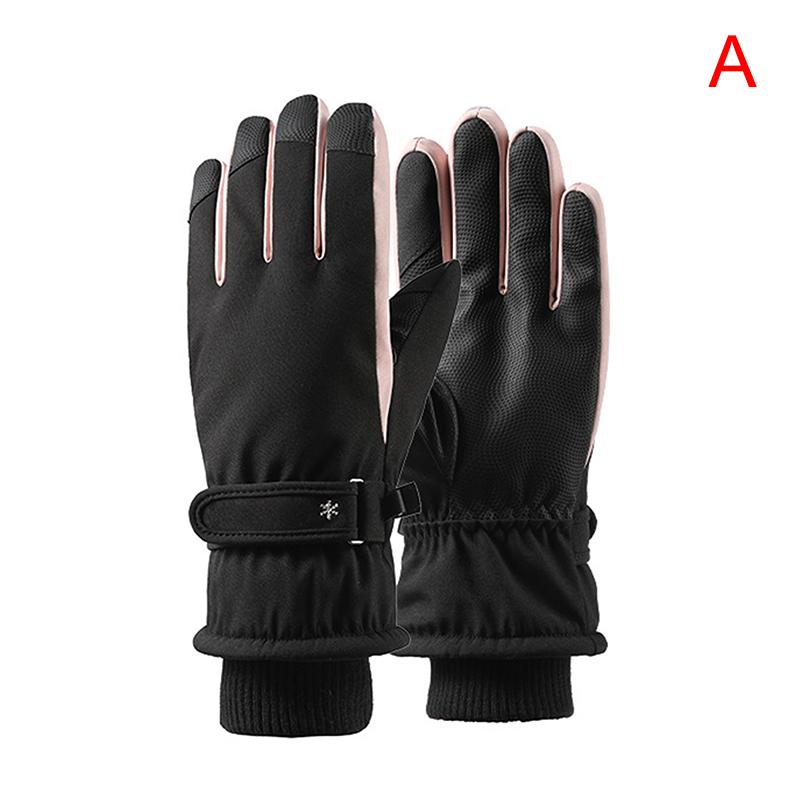 Winter Cycling Gloves Non Slip Touch Ski Gloves Snowboard Accessories Waterproof Pocket Warm Men's and Women's Thermal Gloves