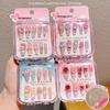 My Melody & KT Cat Long Wearable Nail Stickers for Girls - Cute Cartoon 2025 Style