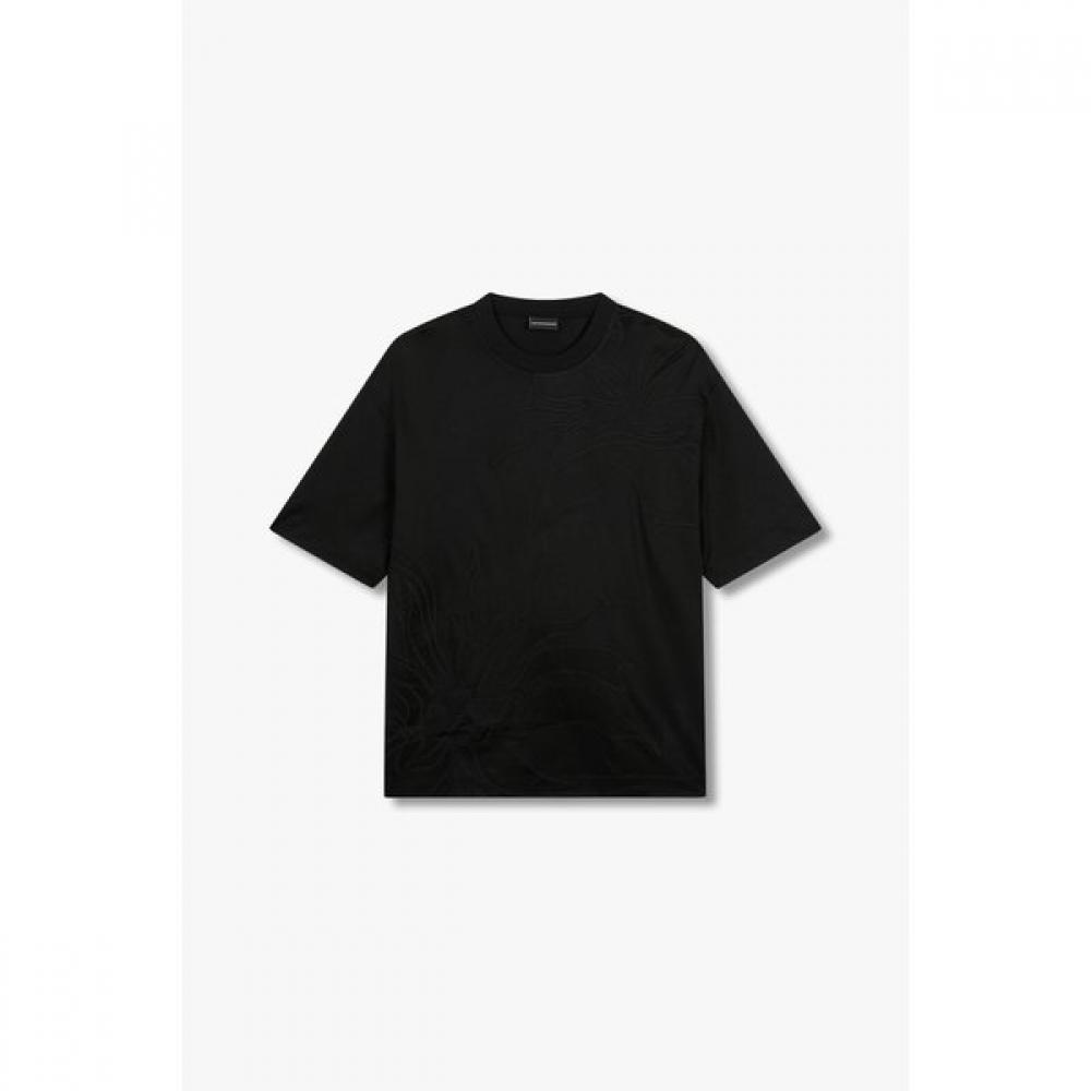 Emporio Armani Men S Crewneck T ShirT Embroidered STiTch A515126091 L